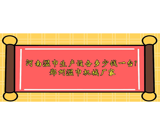 河南濕巾生產(chǎn)設(shè)備多少錢一臺？鄭州濕巾機械廠家