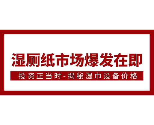 濕廁紙市場爆發(fā)在即，投資正當時-揭秘濕巾設備價格