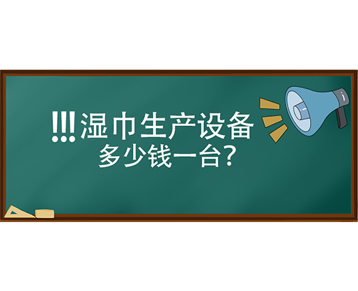 濕巾生產(chǎn)設備多少錢一臺？