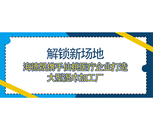 解鎖新場(chǎng)地，海德晟攜手仙桃醫(yī)療企業(yè)打造大型濕巾加工廠