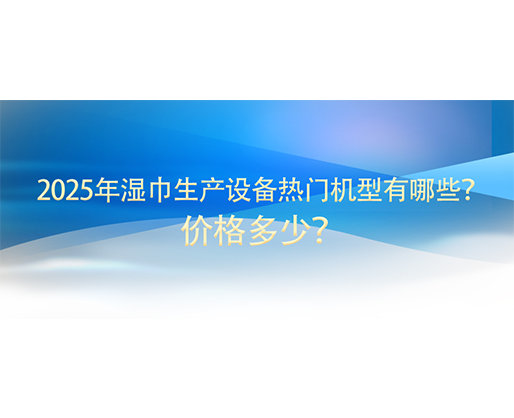 2025年濕巾生產(chǎn)設(shè)備熱門機型有哪些？價格多少？