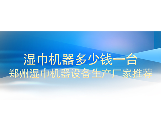 濕巾機器多少錢一臺，鄭州濕巾機器設(shè)備生產(chǎn)廠家推薦